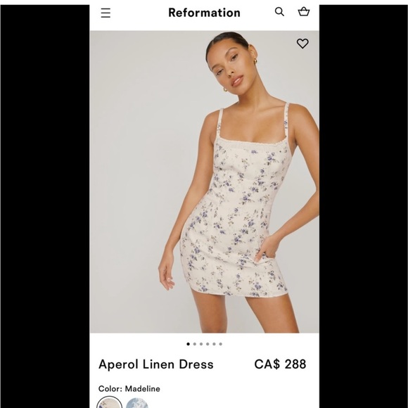 Reformation Dresses & Skirts - Aperol Linen Dress - Size 8